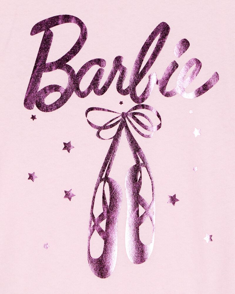 Toddler Girl Barbie&trade; Ballet Foil Short-Sleeve Graphic Tee - Pink, image 2 of 2 slides