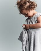 Toddler Girl Avenue Twirl&trade; Dress - Light Blue, image 3 of 7 slides