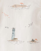 Baby Boy 2-Piece Set Made with Organic Cotton in Coastal Vacation Print, image 5 of 6 slides