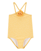 Toddler Girl Polka Dot 1-Piece Swimsuit, image 1 of 4 slides