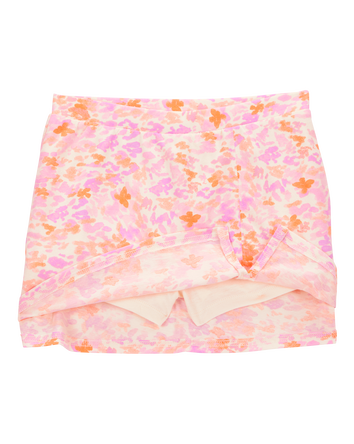 Girls Floral Golf Skort - Pink, 