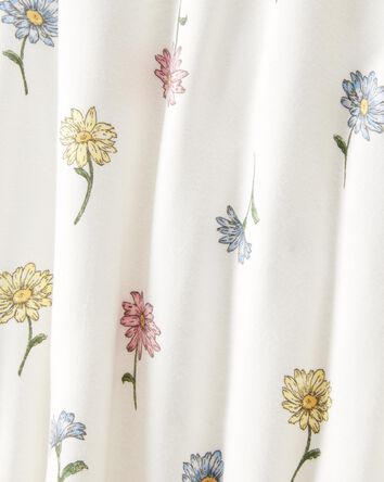 Toddler Girl Floral Print PurelySoft 2-Piece Pajamas - Ivory, 