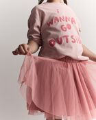Toddler Girl Avenue Twirl&trade; Mini Skirt with Tulle - Pink, image 3 of 6 slides
