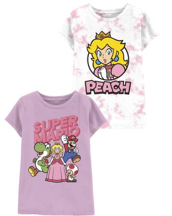 Kid 2-Pack Super Mario Bros Tees, 