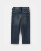 Toddler Faded Dark Wash Straight-Leg Jeans, image 2 of 4 slides
