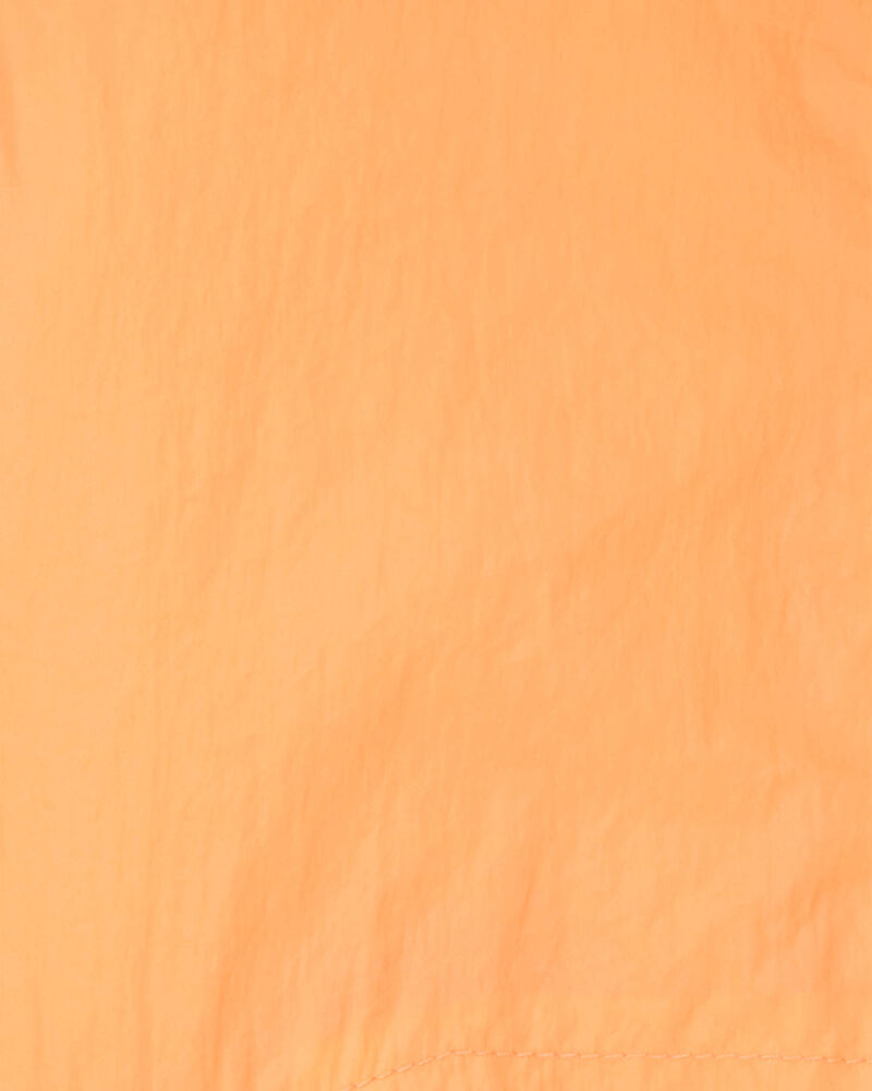 Toddler Girl Midweight Athletic Jacket - Orange, image 3 of 3 slides