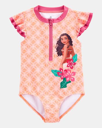 Toddler Disney&copy; Moana 1-Piece Swimsuit - Orange, 