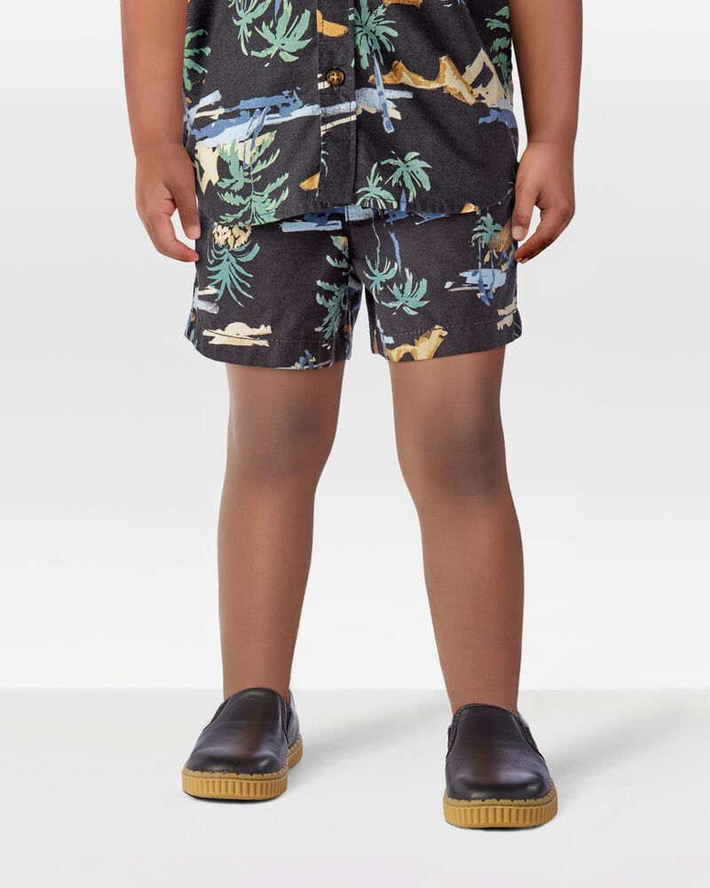 Toddler Tropical Print Pull-On Short, image 2 of 6 slides