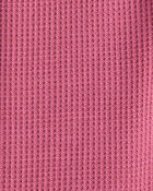 Baby Girl PurelySoft Long-Sleeve 2-Way Zip 1-Piece Pajamas - Pink, image 4 of 6 slides