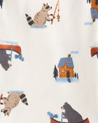 Toddler 2-Piece Woodland Creatures 100% Snug Fit Cotton Pajamas, image 2 of 3 slides