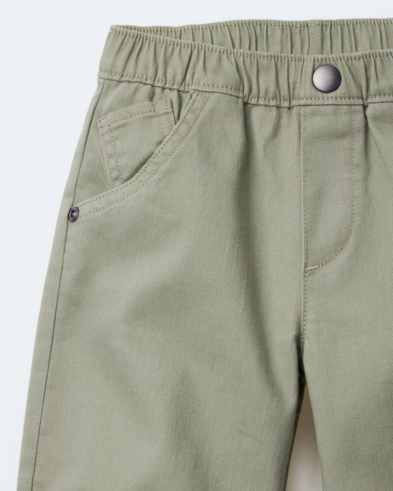 Toddler Girl Bailey Barrel Pant - Olive, image 6 of 8 slides