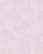Baby Girl Floral Quilted Midweight Jacket - Pink, image 3 of 3 slides