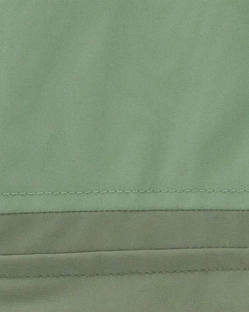 Baby Boy Midweight Color Block Jacket - Green, image 3 of 3 slides