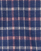 Toddler Girl 2-Piece Cherry French Terry Tee & Plaid Skirt Set - Grey/Navy, image 8 of 10 slides