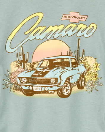 Girls Camaro Short-Sleeve Graphic Tee - Green, 
