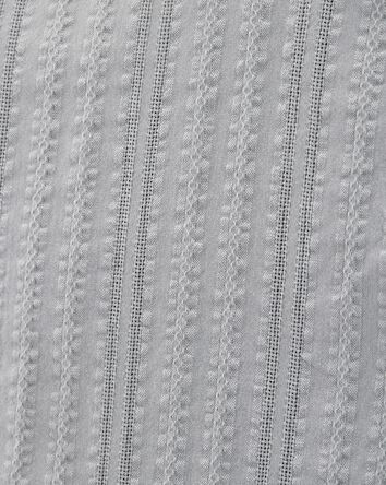 Toddler Seersucker Button-Down Shirt - Grey, 