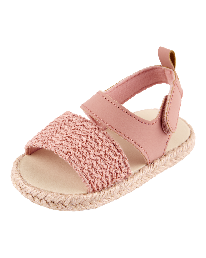 Baby Girl Espadrille Sandal Shoes, image 6 of 6 slides