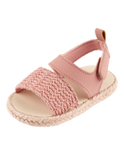Baby Girl Espadrille Sandal Shoes, image 6 of 6 slides