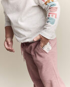 Toddler Girl Linda Wide Leg Pant - Mauve, image 3 of 6 slides