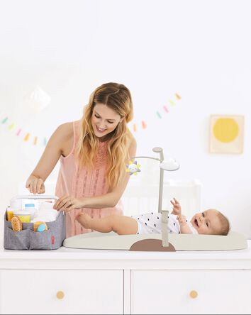 Nursery Style Wipe-Clean Changing Pad - 18 in - Oat, 