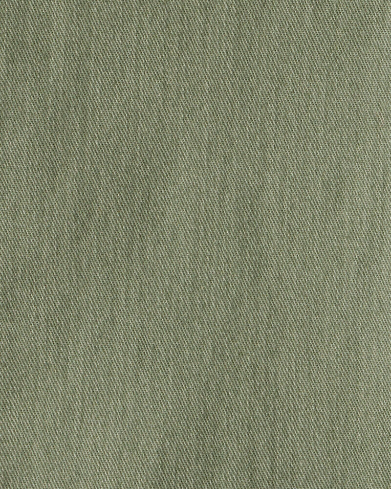 Toddler Girl Cotton Flare Pants - Green, image 6 of 7 slides