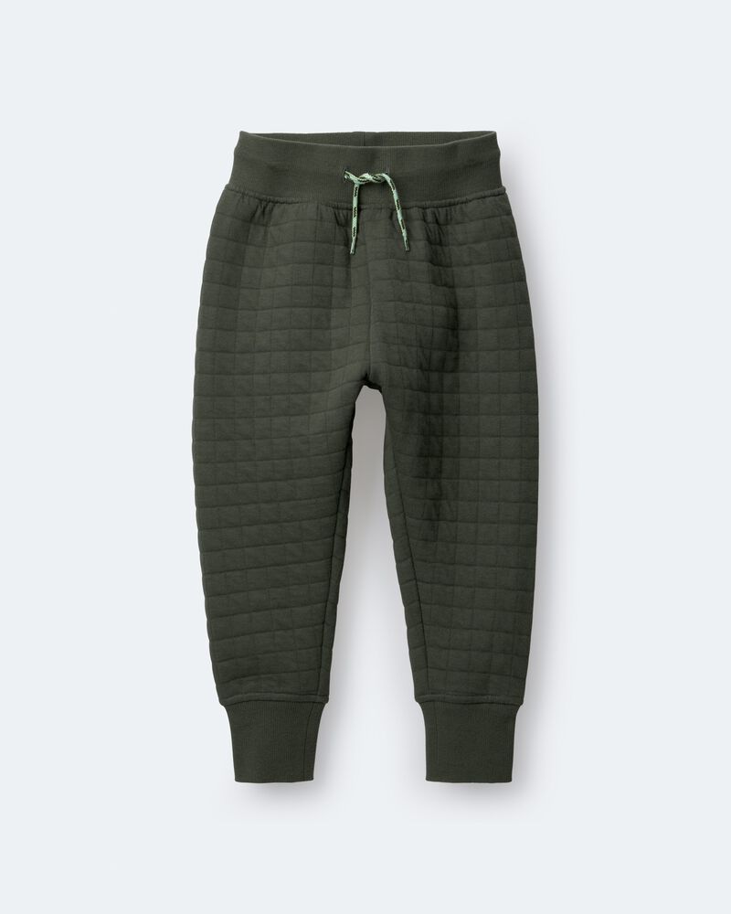 Toddler No-Seam Jogger Pant - Olive, image 2 of 7 slides