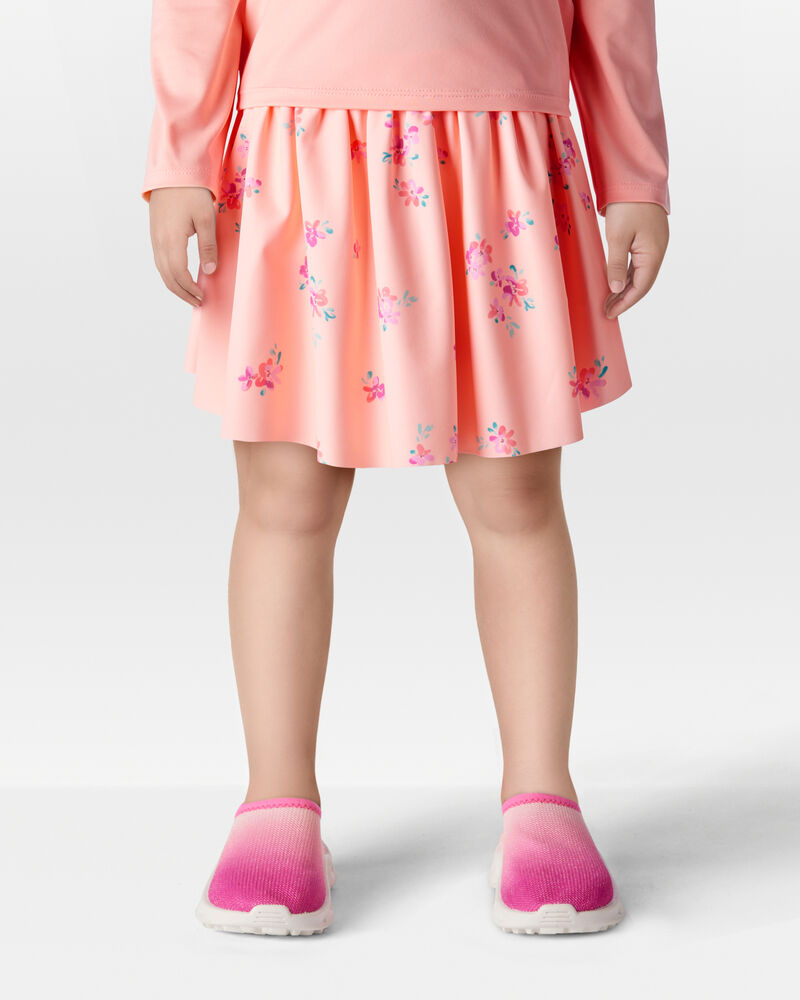 Toddler 2-Piece UPF 50+ Sun Protection Moisture Wicking Active Pullover & Skort Set - Coral
, image 9 of 9 slides