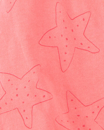 Baby Starfish Snap-Up Cotton Romper, 