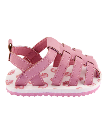 Baby Girl Fisherman Sandals - Pink, 