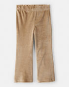 Toddler Girl Bear Velour Hoodie & Pant Set - Brown, image 2 of 5 slides