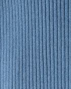 Baby Organic Cotton Ribbed Sweater Knit Jumpsuit, image 3 of 4 slides