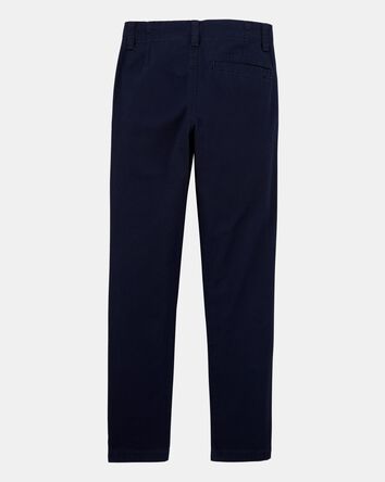 Kid Slim Tapered Chino Uniform Pants - Navy, 