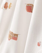 Baby Barn Print PurelySoft Pull-On Pants - Brown/White, image 3 of 7 slides