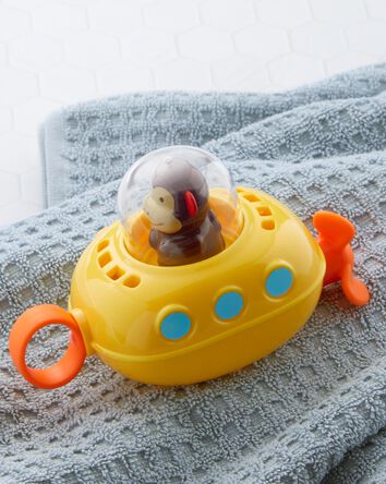 ZOO&reg; Pull & Go Submarine Baby Bath Toy - Monkey, 
