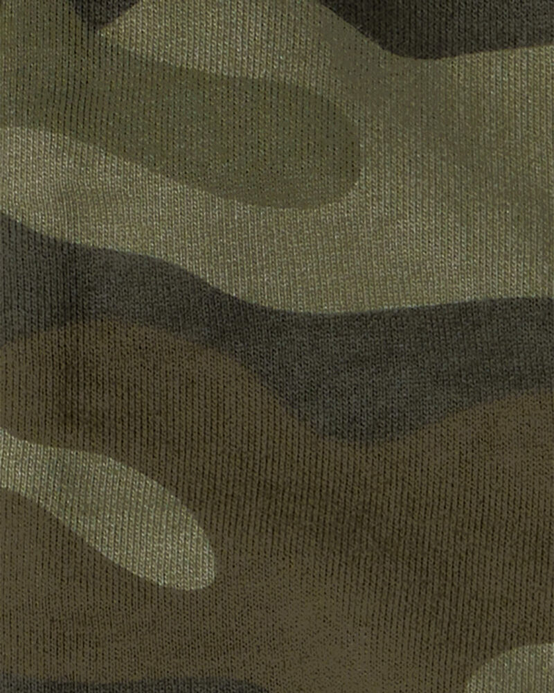 Baby Boy 3-Piece Camo French Terry Vest, Bodysuit & Pant Set - Green, image 3 of 5 slides