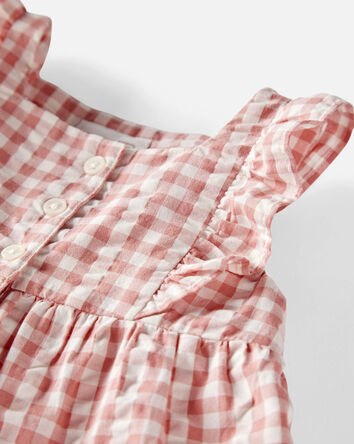 Baby Gingham Top Made With Organic Cotton, 
