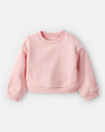 Baby Girl DayDream Fleece Long-Sleeve Pullover Sweatshirt - Pink, 