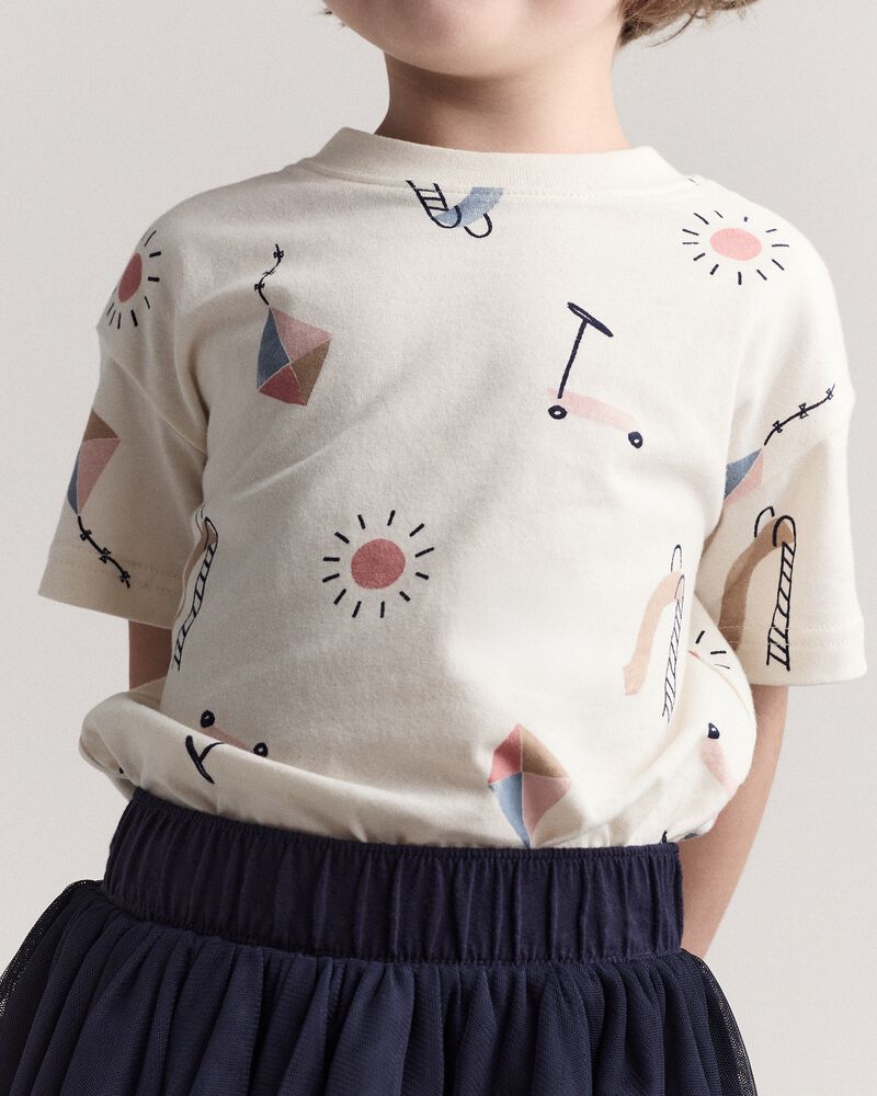 Toddler Girl Avenue Twirl&trade; Mini Skirt with Tulle - Navy, image 4 of 7 slides