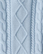 Baby Organic Cotton Cable Knit Sweater , image 3 of 4 slides