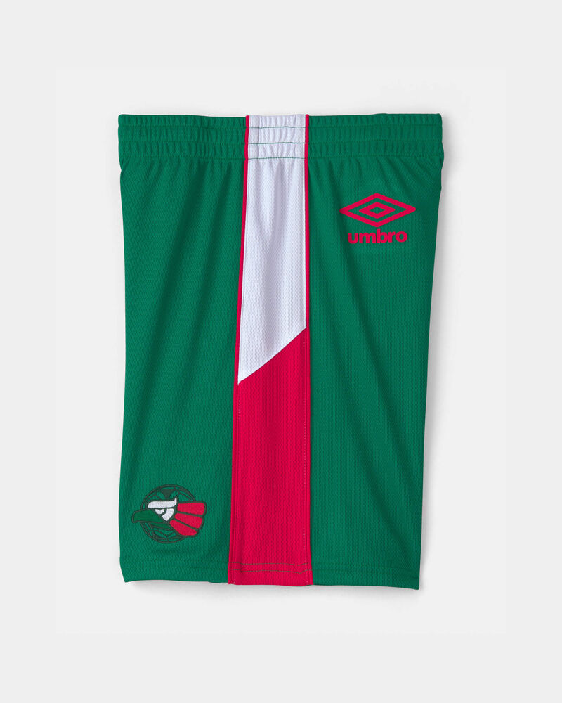Kids 2-Piece Umbro Mexico Soccer Jersey & Short Set - Green/White/Red, image 9 of 12 slides