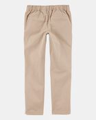 Kid 2-Pack Stretch Chino Uniform Pants - Khaki, image 3 of 4 slides