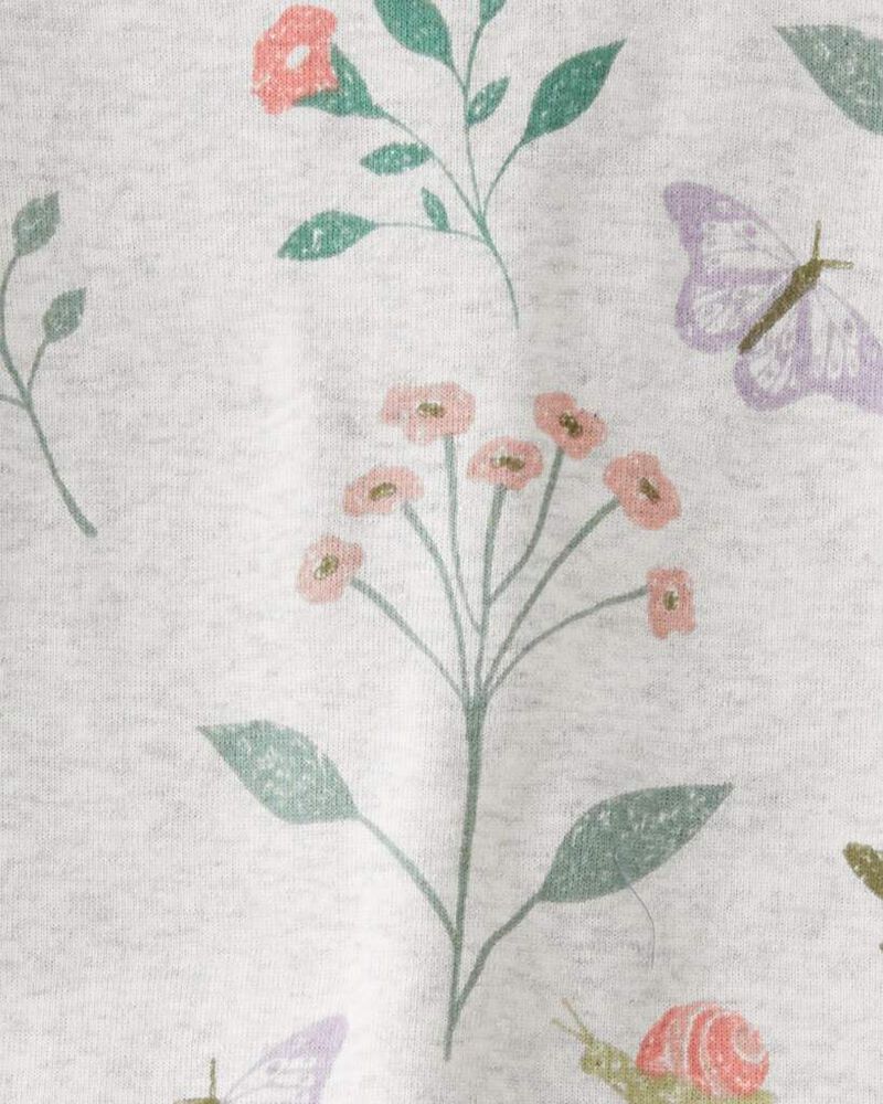 Baby Girl Organic Cotton Pajamas Set, image 3 of 4 slides