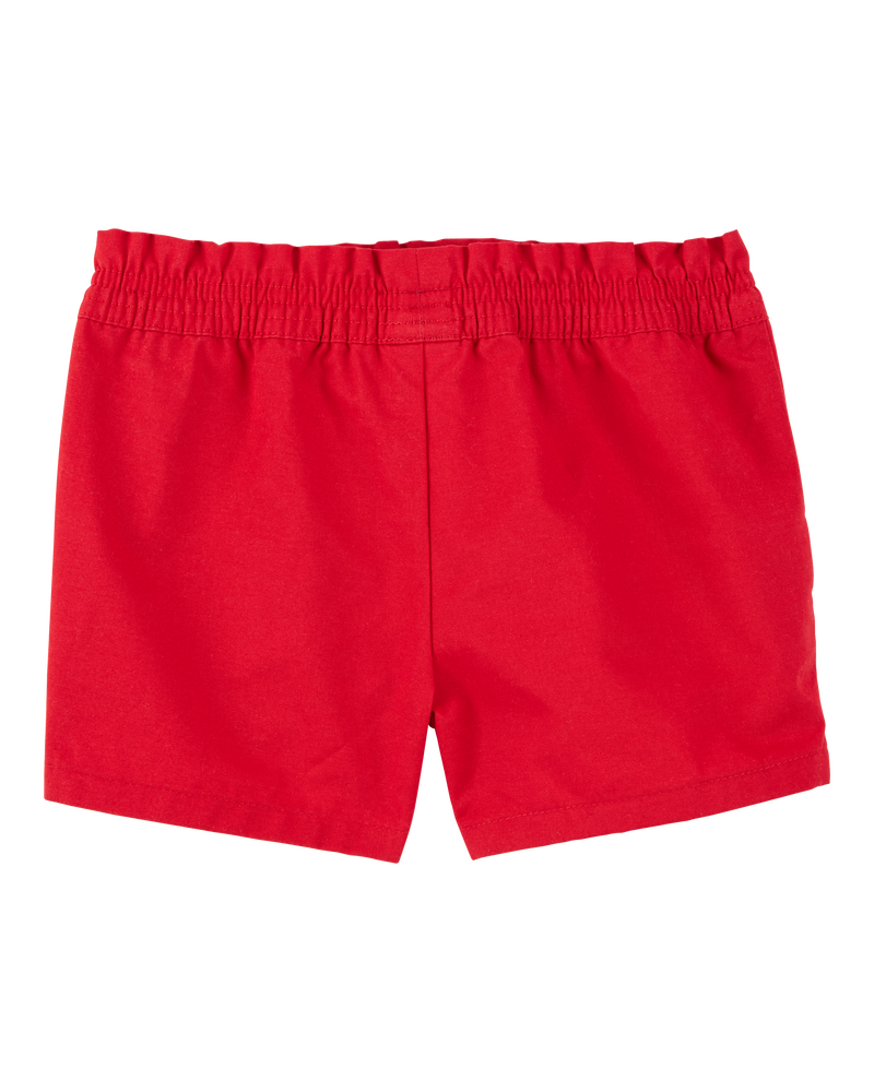 Toddler Pull-On Twill Bow Shorts, image 4 of 6 slides