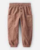 Baby Boy Corduroy Joggers - Brown, image 1 of 5 slides
