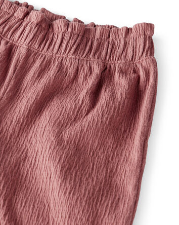 Baby Girl 2-Piece Organic Cotton Crinkled Knit Set, 