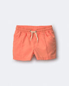 Toddler Boy Swim Trunks - Orange, image 2 of 6 slides