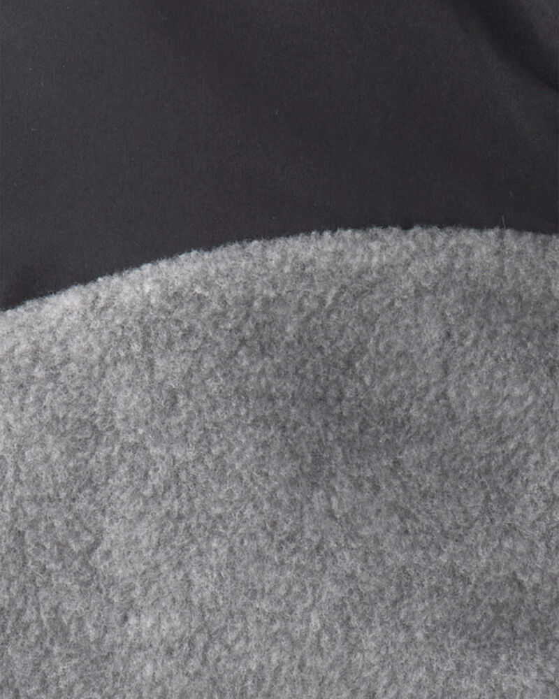 Toddler Boy Long-Sleeve Zip-Up Jacket - Grey/Black, image 2 of 3 slides