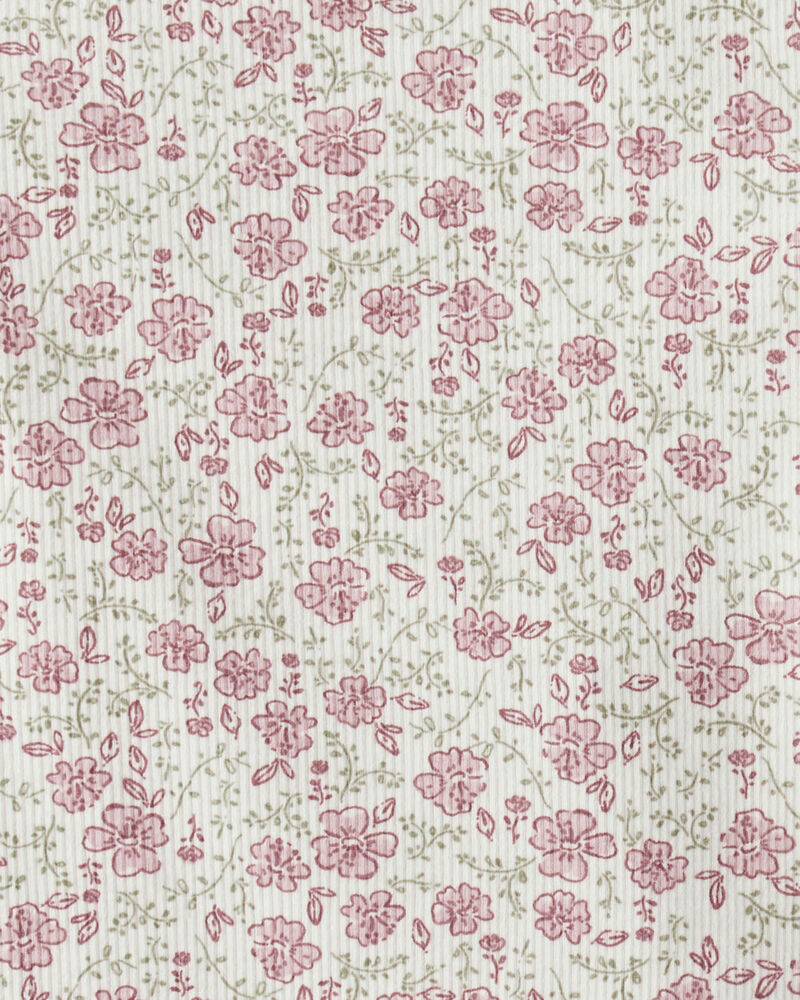 Baby Girl 2-Pack Organic Cotton Ribbed Tees, image 4 of 5 slides