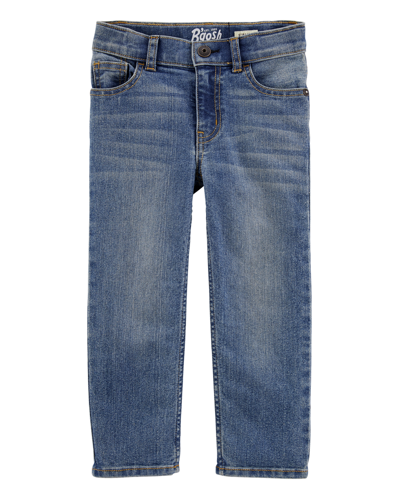 Baby Faded Wash Straight-Leg Jeans, image 1 of 4 slides