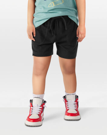 Toddler Boy Pull-On French Terry Shorts - Black, 